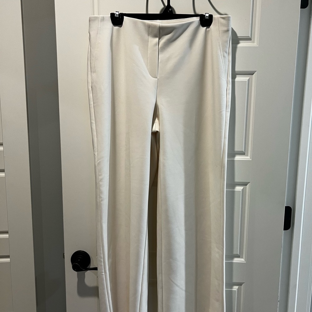 Chic Cream Women's Trousers
